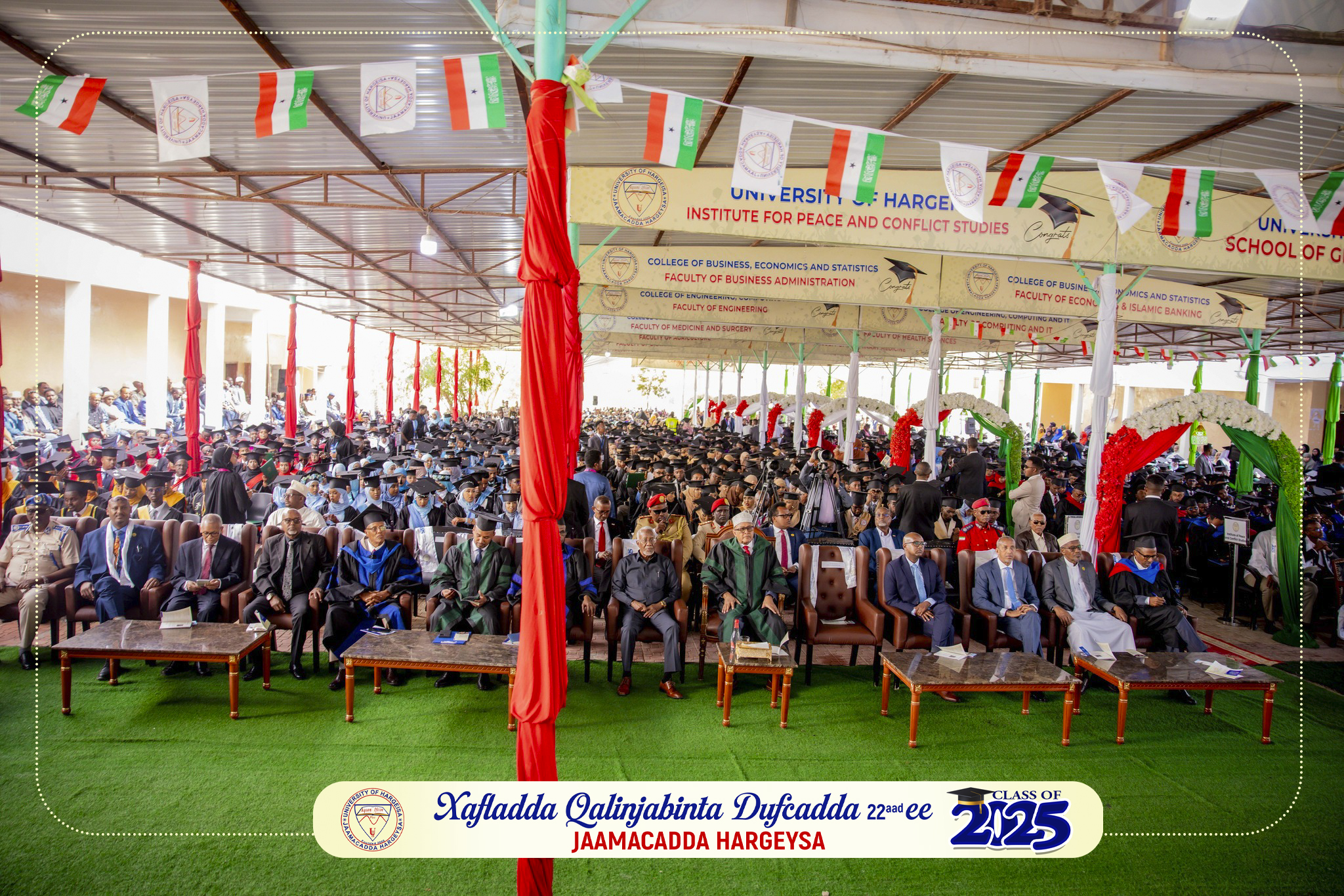 𝗧𝗵𝗲 𝟮𝟮𝗻𝗱 𝗚𝗿𝗮𝗱𝘂𝗮𝘁𝗶𝗼𝗻 𝗖𝗲𝗿𝗲𝗺𝗼𝗻𝘆 𝗼𝗳 𝘁𝗵𝗲 𝗨𝗻𝗶𝘃𝗲𝗿𝘀𝗶𝘁𝘆 𝗼𝗳 𝗛𝗮𝗿𝗴𝗲𝗶𝘀𝗮