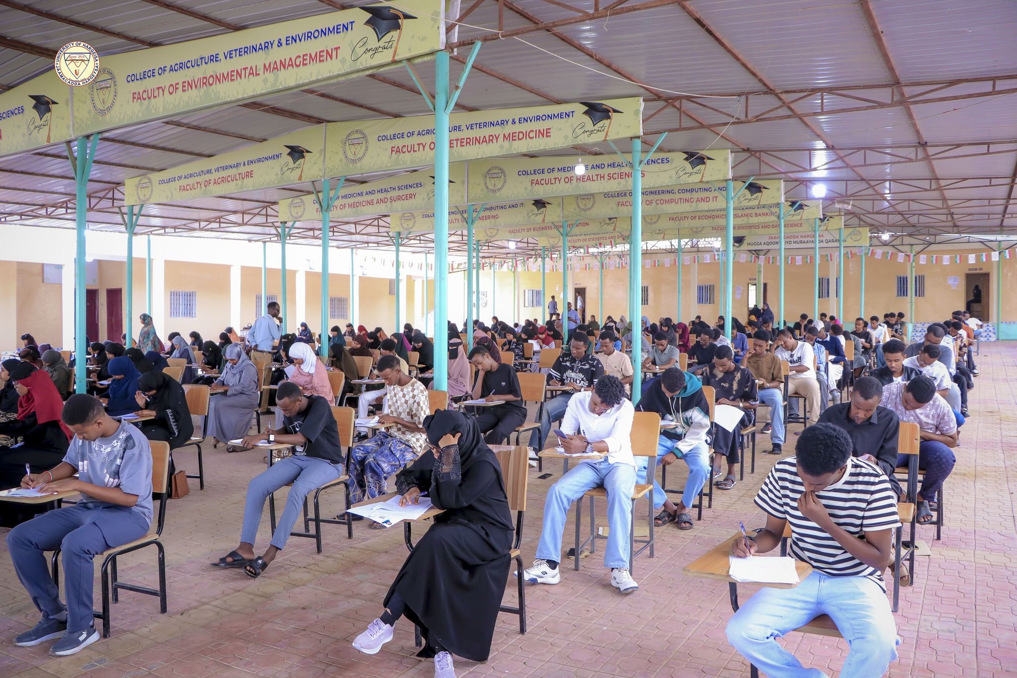 New Students Sit for the 2025 University of Hargeisa Entrance Examination