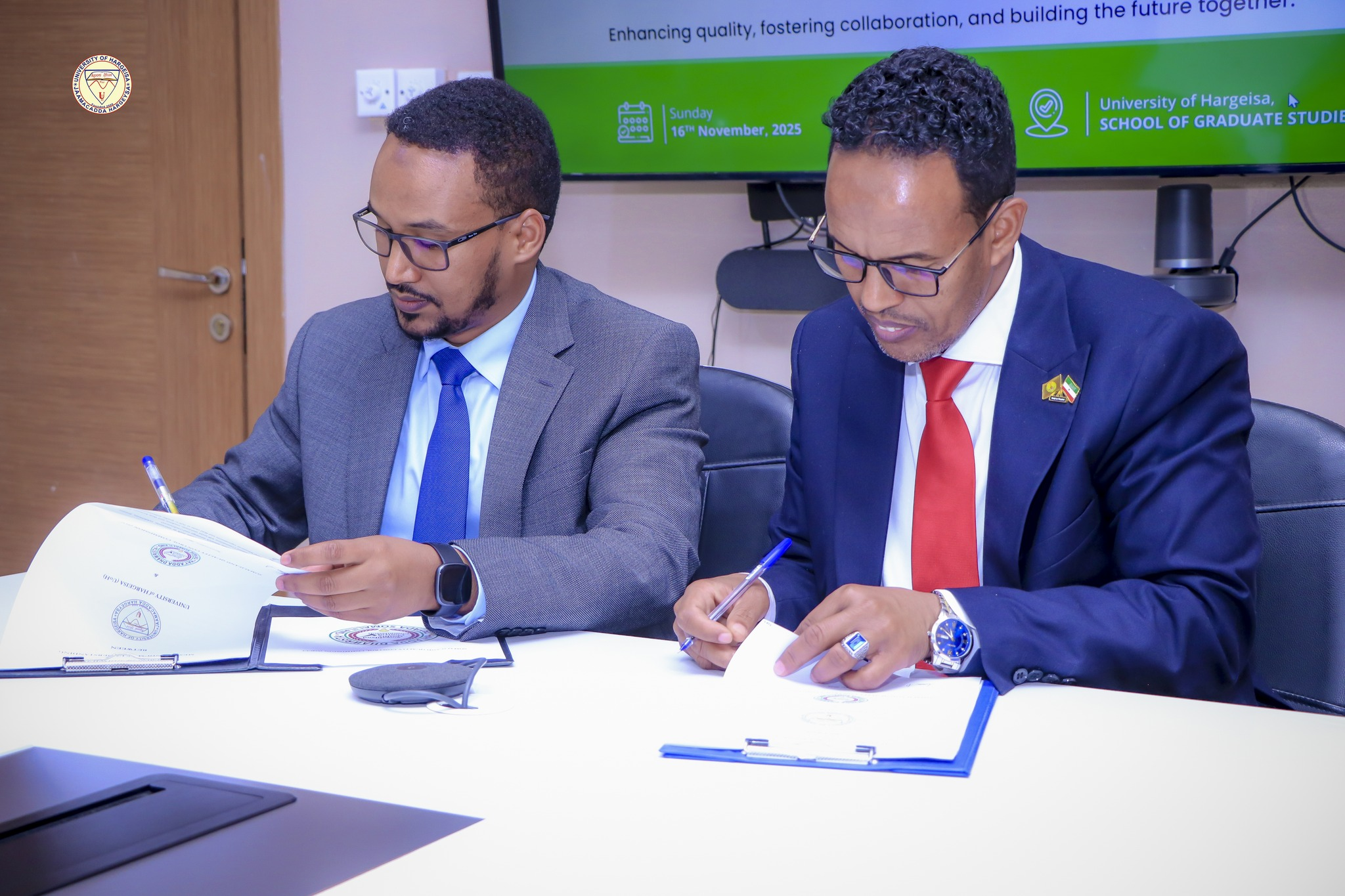 University of Hargeisa and the Somaliland Quality Control Commission Sign an MoU