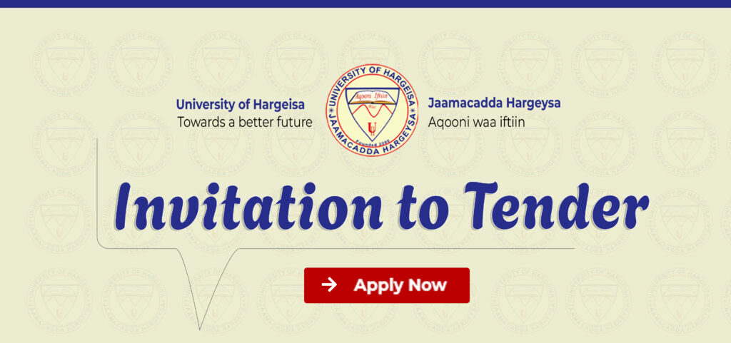 Invitation to Tender for the University of Hargeisa | Construction Works for the Rehabilitation and Renovation of the Legal Clinic – Human Rights Centre Office Premises