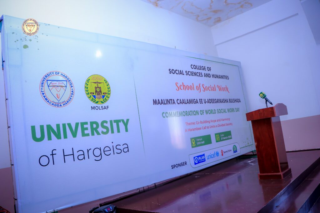 University of Hargeisa Celebrates World Social Work Day Through Engaging Community Activities