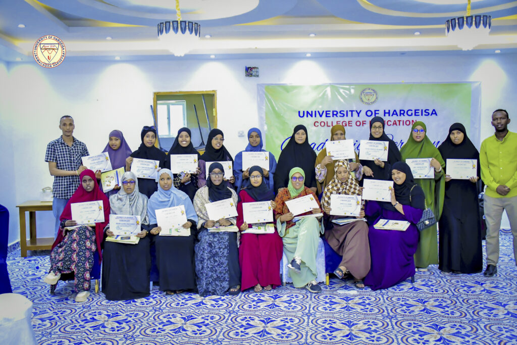 The University of Hargeisa Holds a Graduation Ceremony for Teachers of the Early Childhood Education (ECE) Program