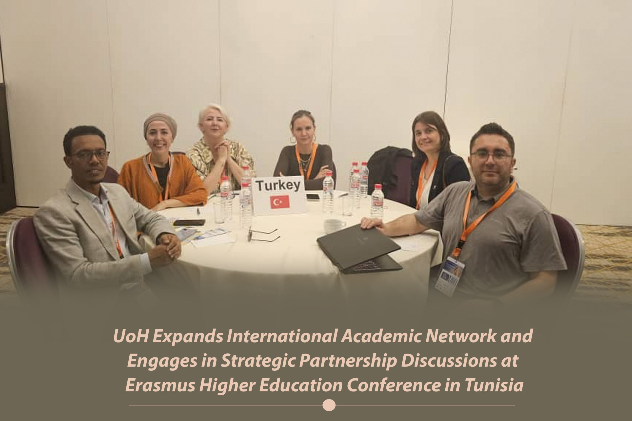 UoH Expands International Academic Network and Engages in Strategic Partnership Discussions at Erasmus Higher Education Conference in Tunisia