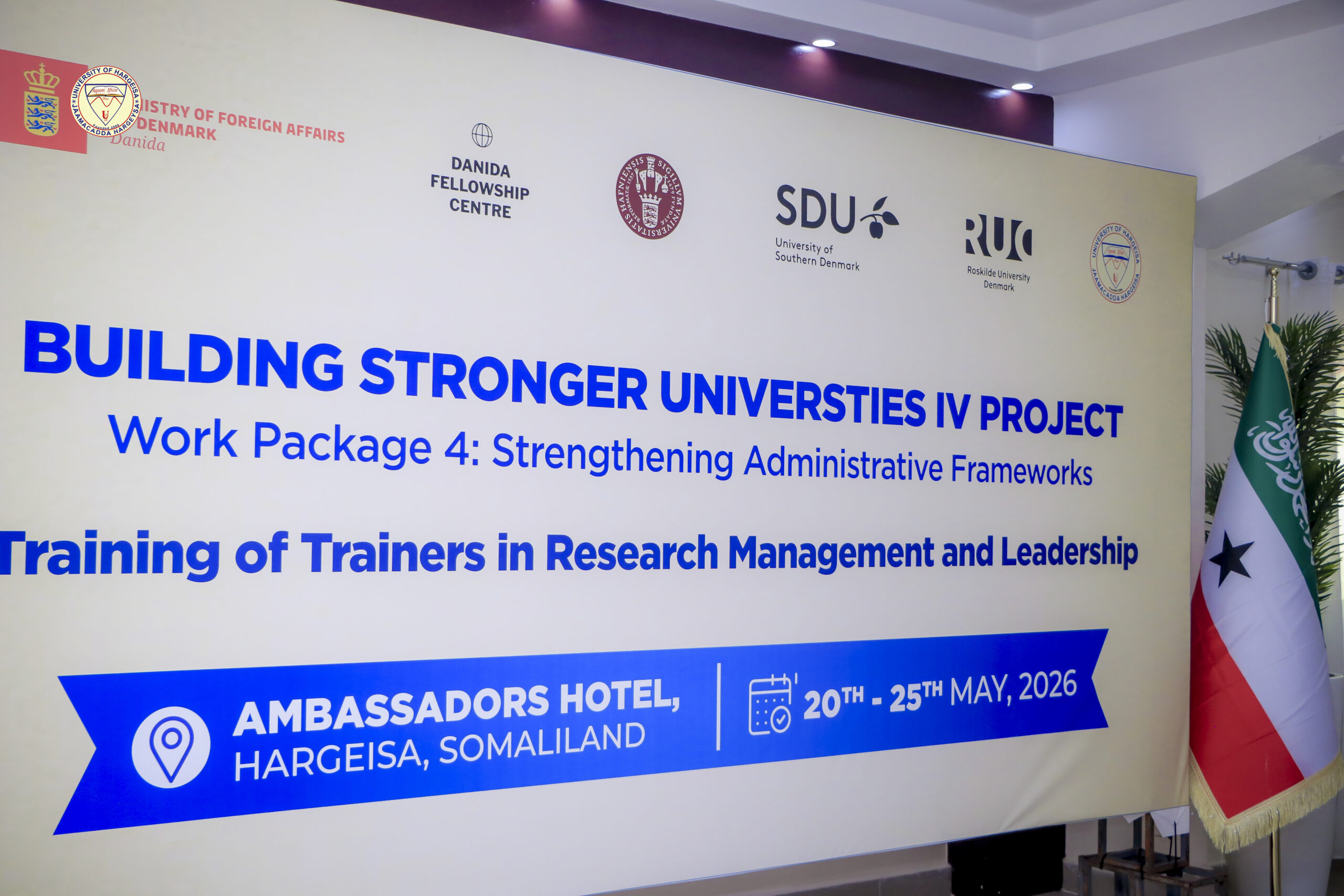 University of Hargeisa Conducts Training on Research Management and Leadership under BSU-IV Project