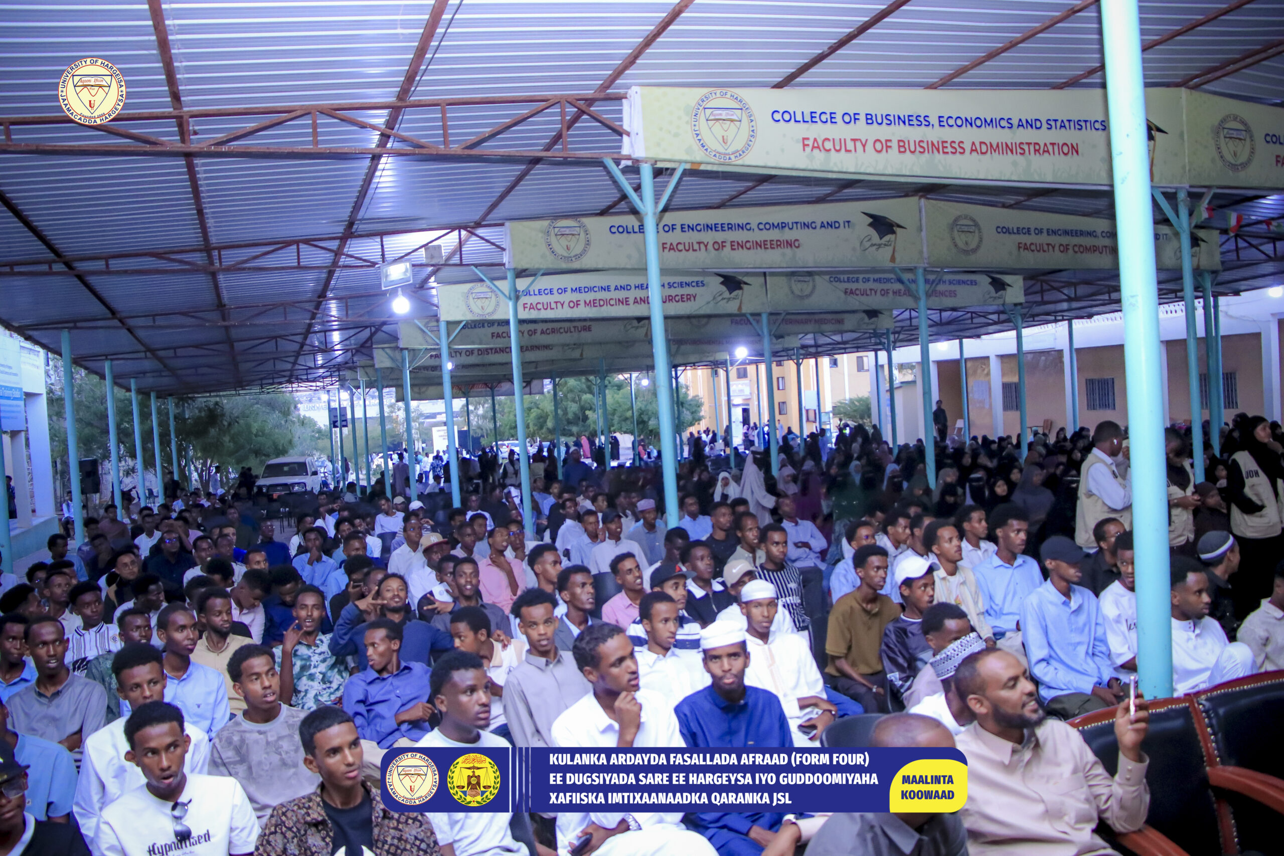 First Day of the Meeting Between Form Four Students in Hargeisa and the Chairman of the Somaliland National Examinations Office Held at the University of Hargeisa