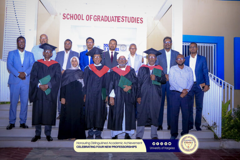 🎓 University of Hargeisa Celebrates the Conferment of Four Professorships