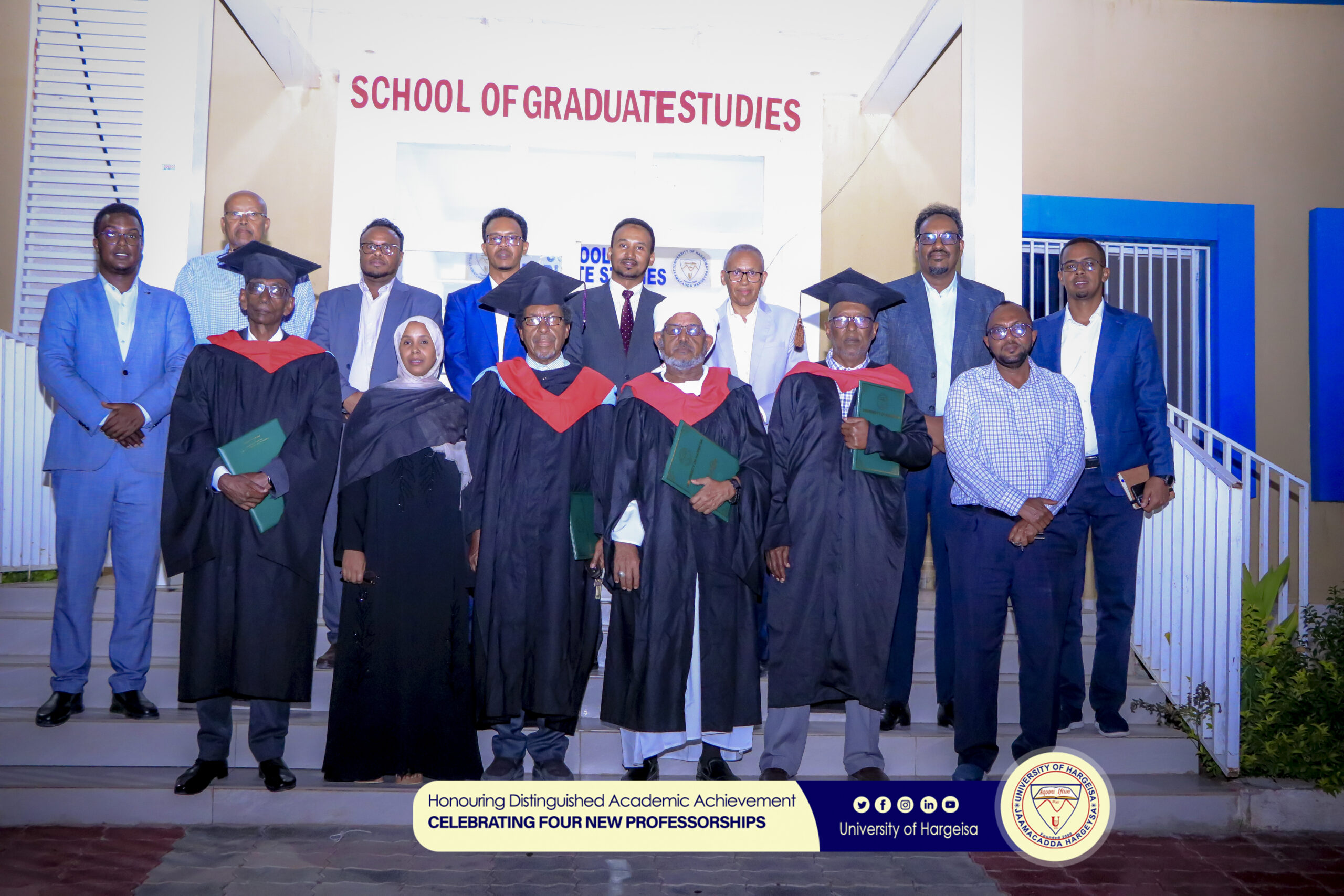 🎓 University of Hargeisa Celebrates the Conferment of Four Professorships
