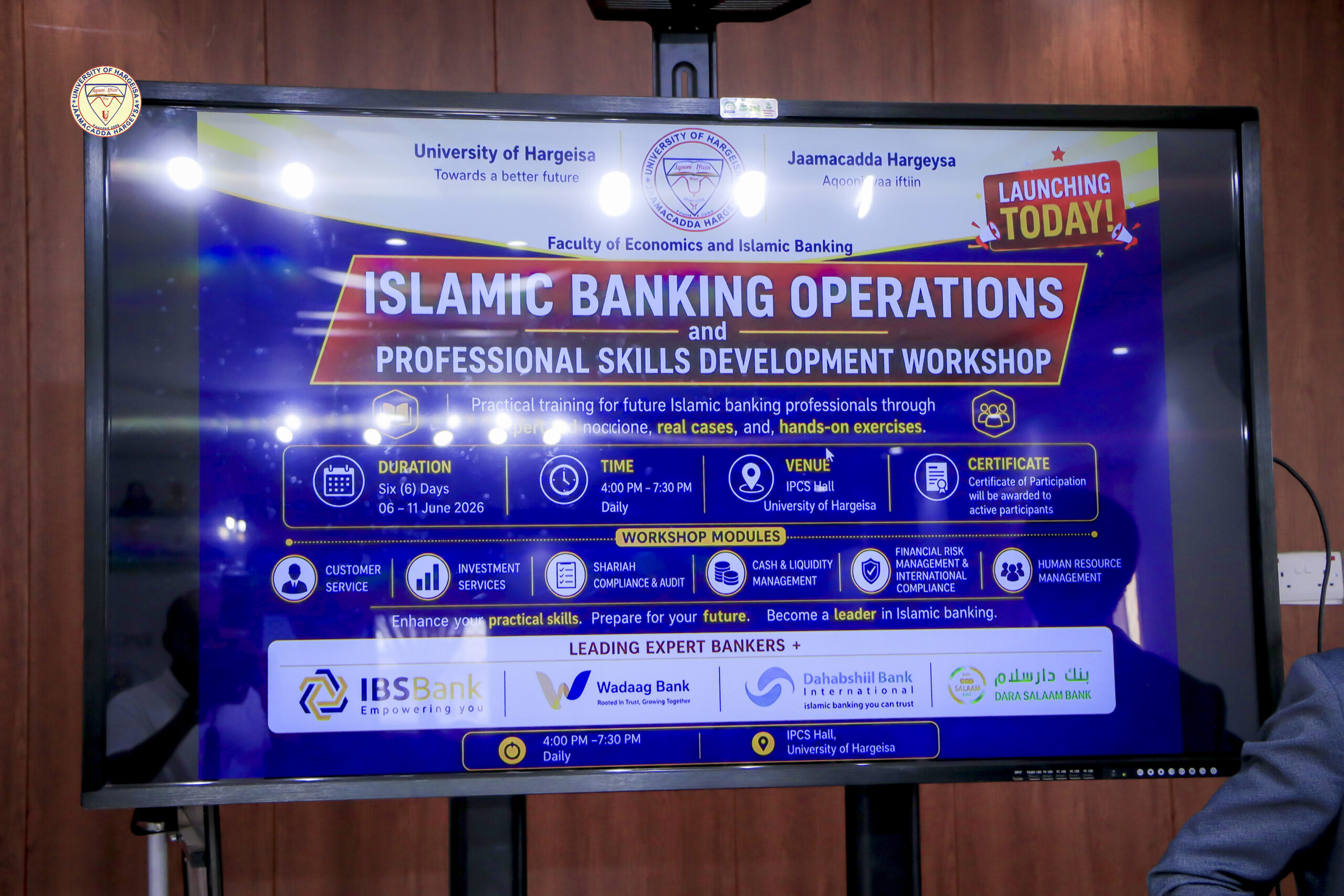 Faculty of Economics and Islamic Banking Launches Practical Workshop on Islamic Banking Operations and Professional Skills