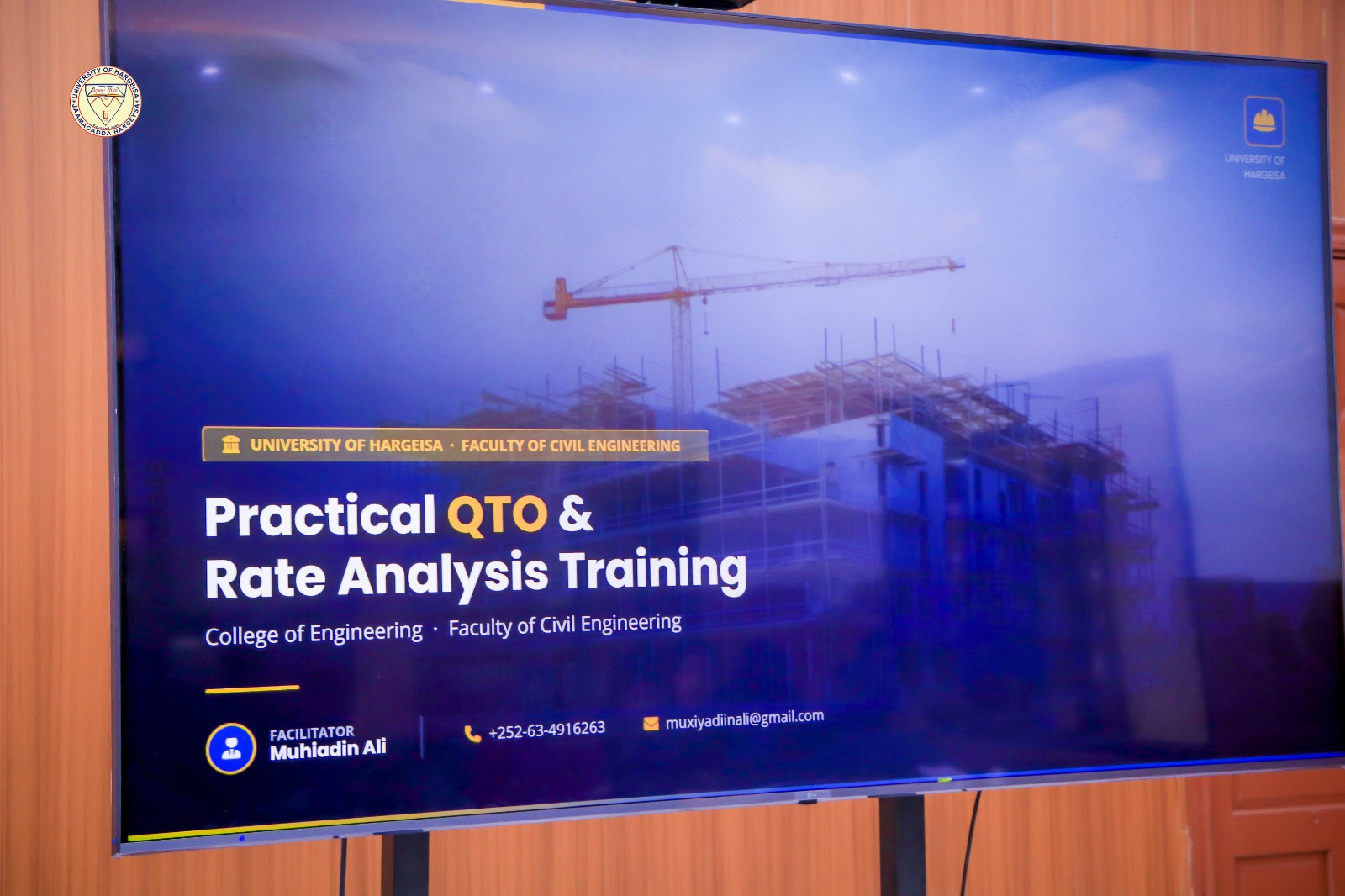 University of Hargeisa Conducts Practical Cost Estimation and BoQ Training for Civil Engineering Students