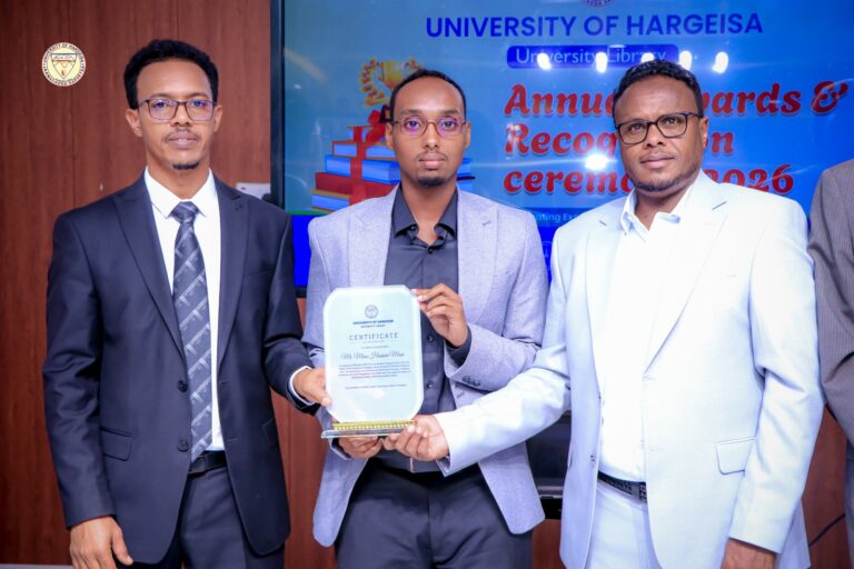University of Hargeisa Library Recognizes Top Readers of the 2025/2026 Academic Year