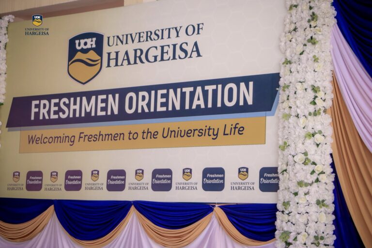 UNIVERSITY OF HARGEISA HOLDS FRESHMEN ORIENTATION AND WELCOME SESSION FOR NEW STUDENTS OF THE 2026–2027 ACADEMIC YEAR